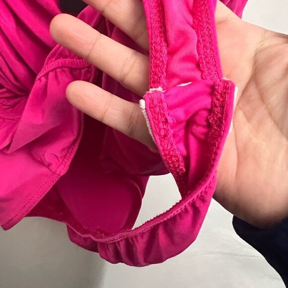 21 Saints Ruched Bodysuit Pink - Picture 5 of 6